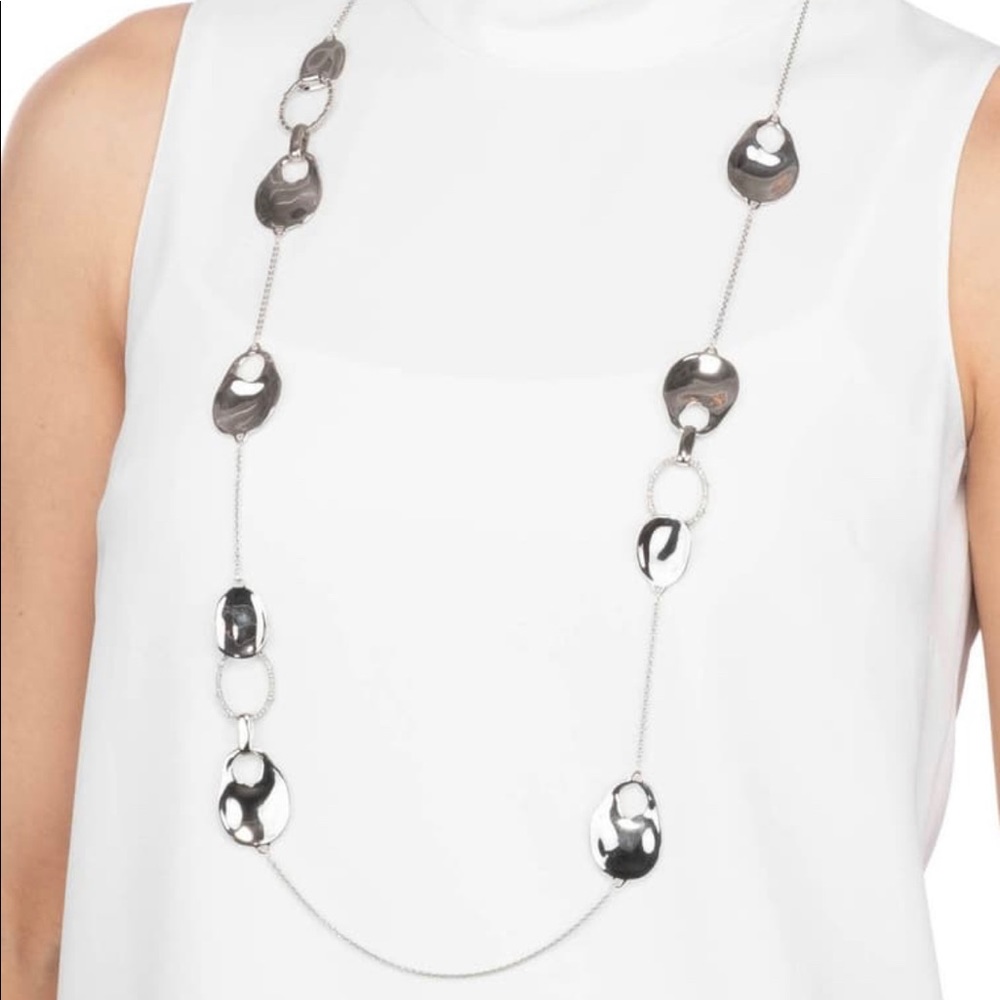 Alexis Bittar Liquid Link Station Necklace